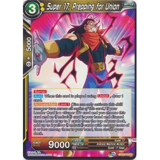 Thẻ bài Dragonball - TCG - Super 17, Prepping for Union / BT14-114'