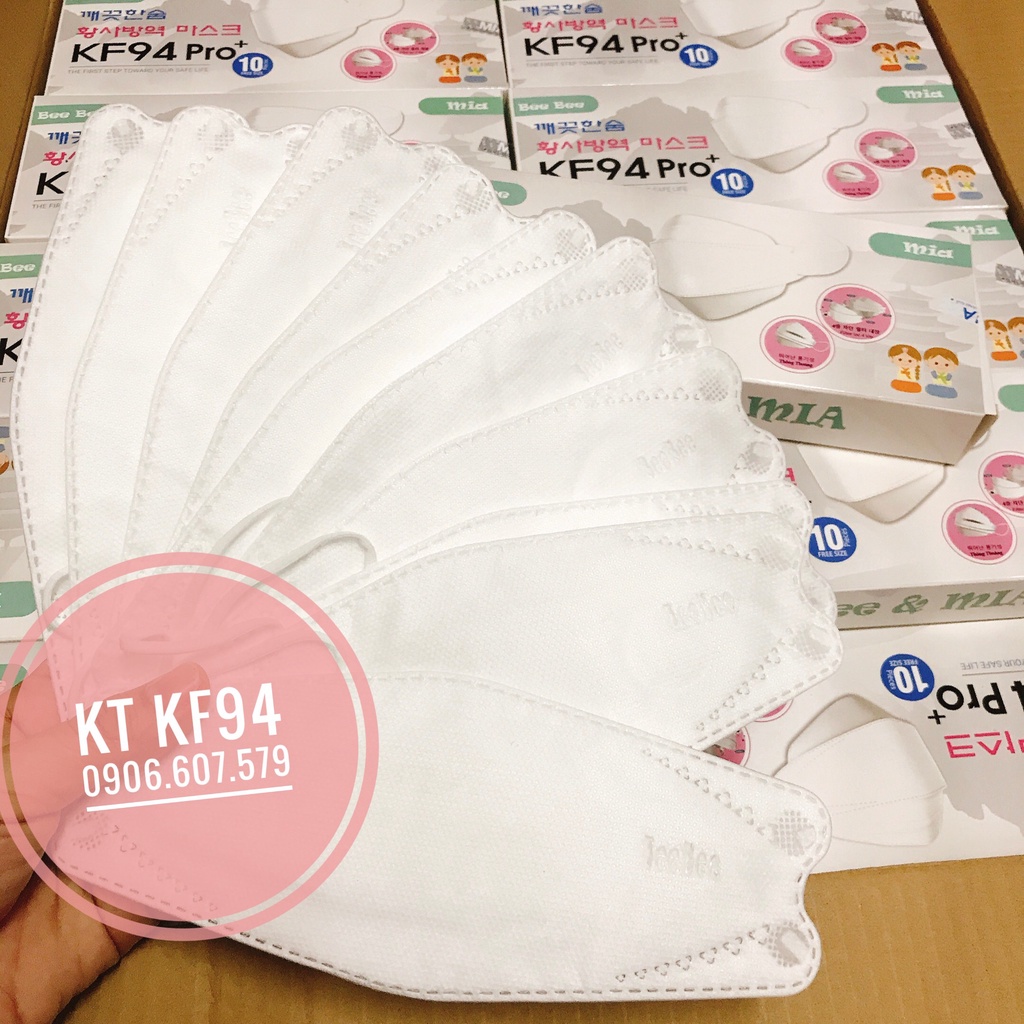Khẩu trang 4D cao cấp tiêu chuẩn xuất HQ KF94 Pro+ Bee & Mia | BigBuy360 - bigbuy360.vn