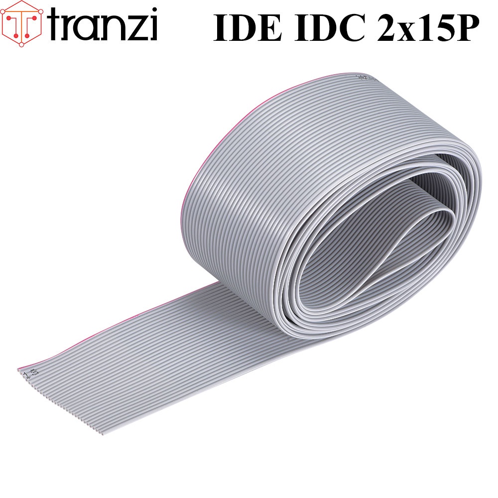 Dây FLAT RIBBON CABLE 2.54mm IDE IDC 2x15P - túi 1 mét
