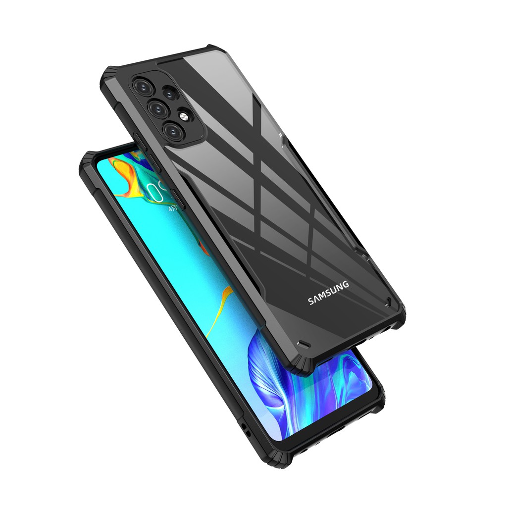 Ốp điện thoại trong suốt dạng túi khí chống sốc cho SAMSUNG GALAXY A72 A52 A52S 5G A32 4G A12 A22 A02S A03S A13 A33 A53