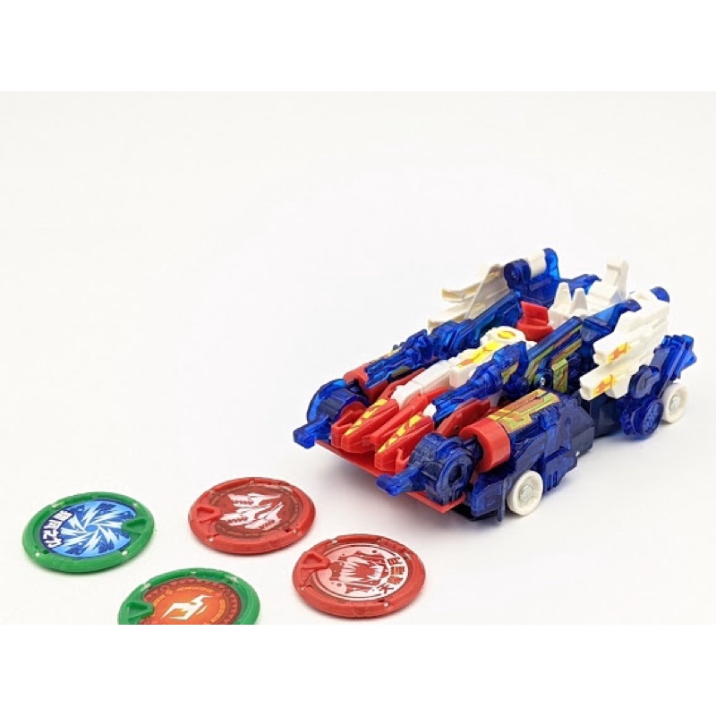 Chiến xa thần thú cao cấp cho bé - chiến xa 2 in 1 - 4 đồng xu