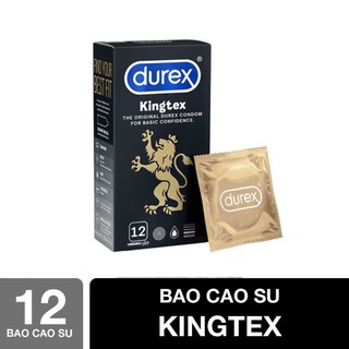 Bao cao su Durex Kingtex siêu mỏng hộp 12 bcs - baconsoc