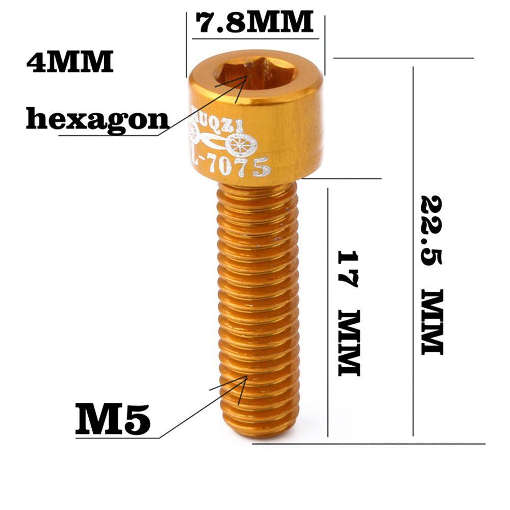 Bộ 4 Ốc Vít Nâng Tay Lái Xe Đạp VANES1 Bằng Hợp Kim Nhôm