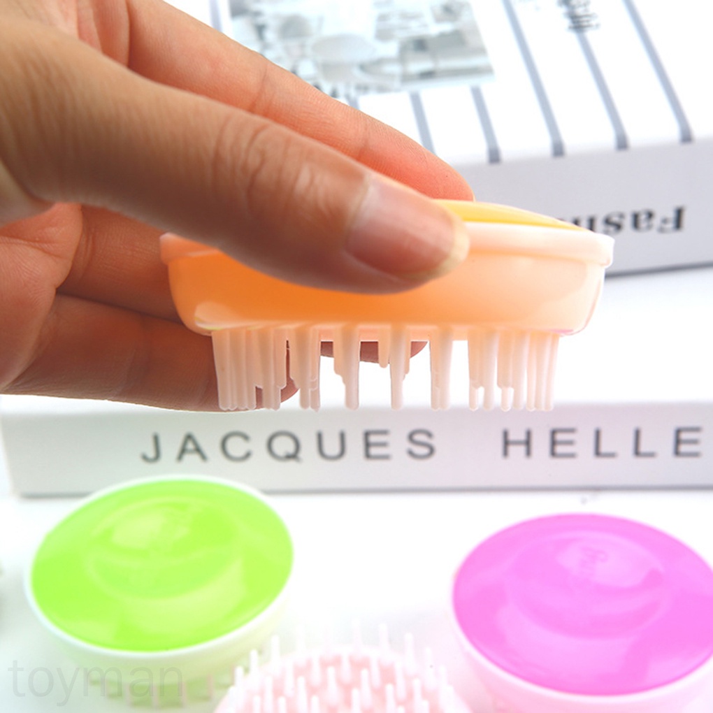 Lược gội massage da đầu thúc đẩy lưu thông máu nhiều màu tùy chọn