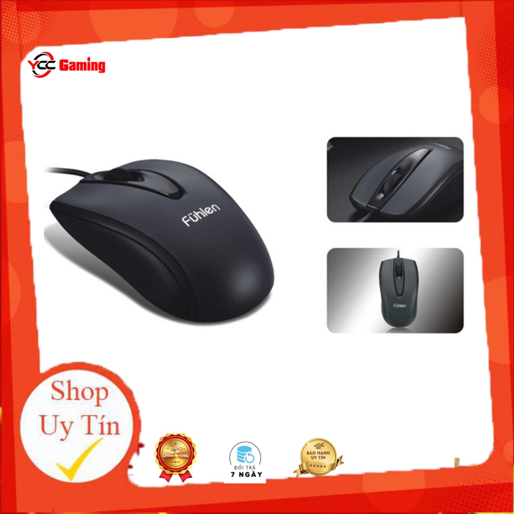 Chuột Fuhlen L102 Optical Black USB hàng Chính Hãng NINZA bảo hành 12 tháng