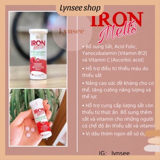 [Chính Hãng] Viên Sắt Ngậm vị dâu - Iron Melts Úc