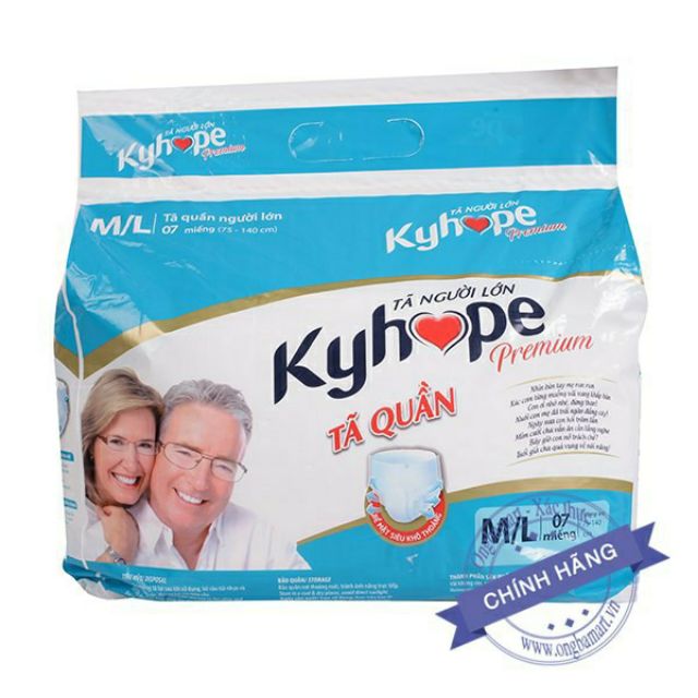 Tã quần Kyhope người già M/L 7miếng