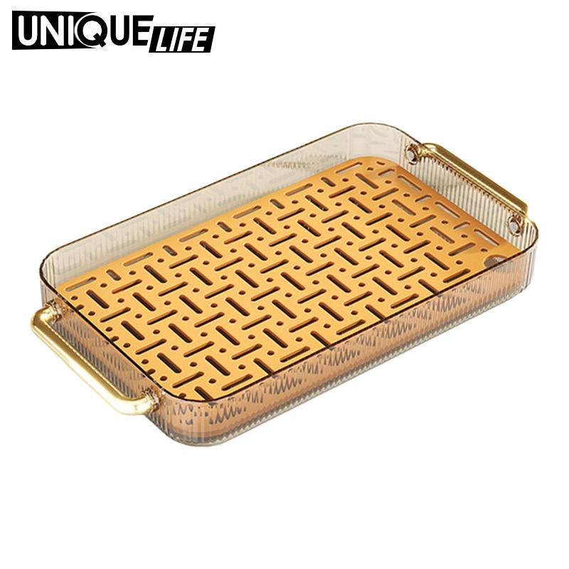 Khay Thoát Nước Có Tay Cầm Chống Trượt Tiện Dụng Cho Phòng Khách / Bàn Tiệc Yoyoyo01