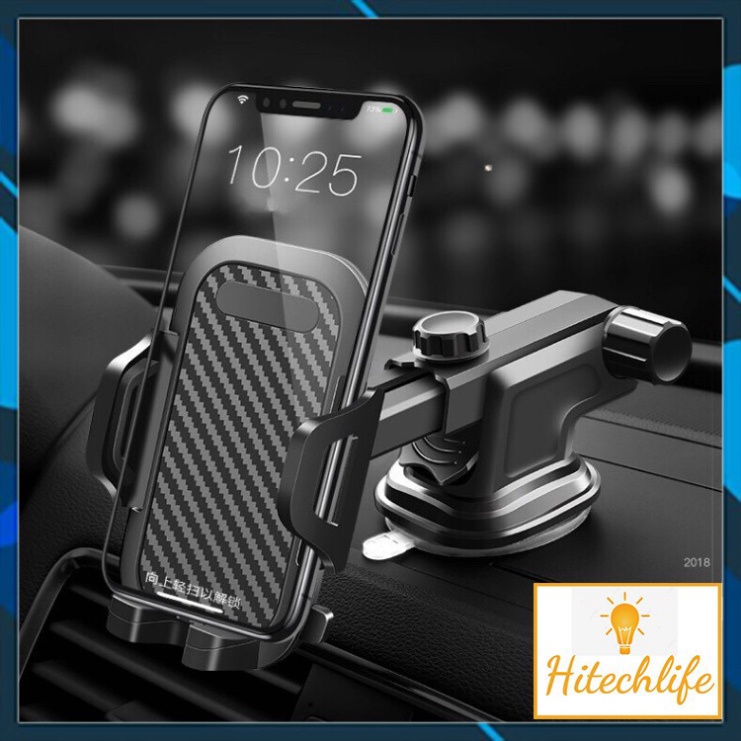 Giá Đỡ Điện Thoại Thông Minh Gắn Mọi Vị Trí Trên Ô Tô - Giá Đỡ Điện Thoại Di Động Gắn Taplo Xoay 360 Độ Trên Oto Xe Hơi