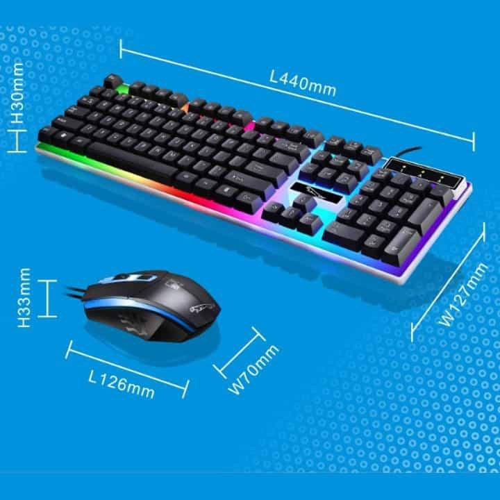 Bộ phím + chuột giả cơ