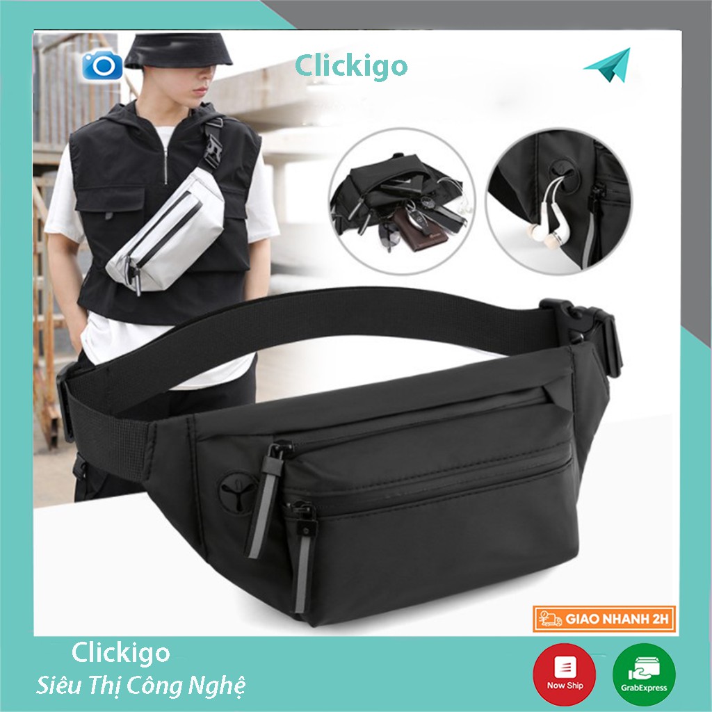 Túi đeo chéo nam nữ Unisex thời trang siêu nhẹ chống nước Clickigo | BigBuy360 - bigbuy360.vn