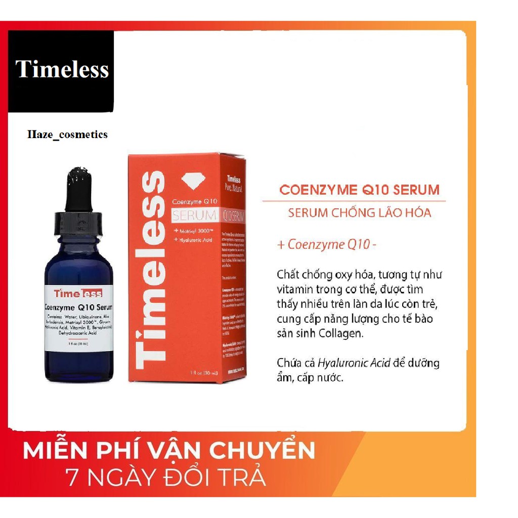 Chống Lão Hóa Mạnh Timeless Coenzyme Q10