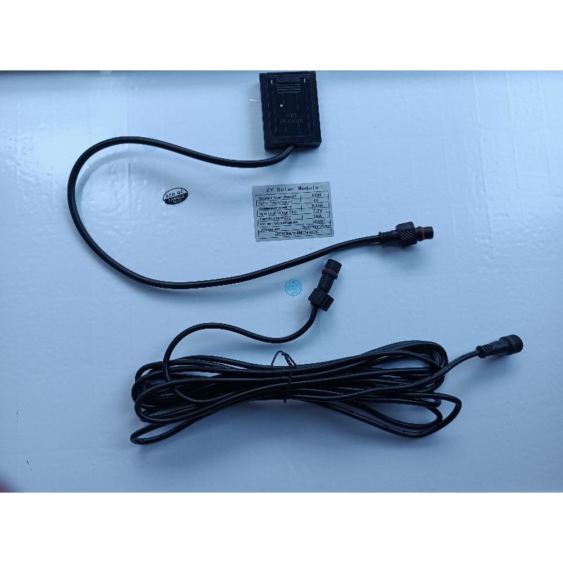 Tấm pin năng lượng mặt trời poly 6v,55w dây dài 5m