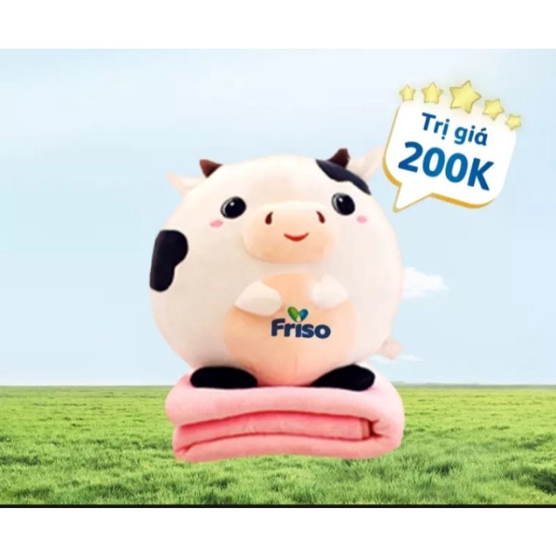 (Mẫu mới)Bộ 3 lon sữa Friso gold 4 1.4kg tặng bộ lau nhà hoặc ngẫu nhiên