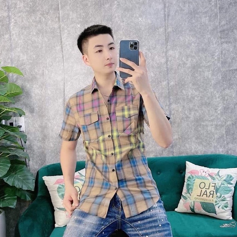 Sơ Mi Loang Màu Cao Cấp