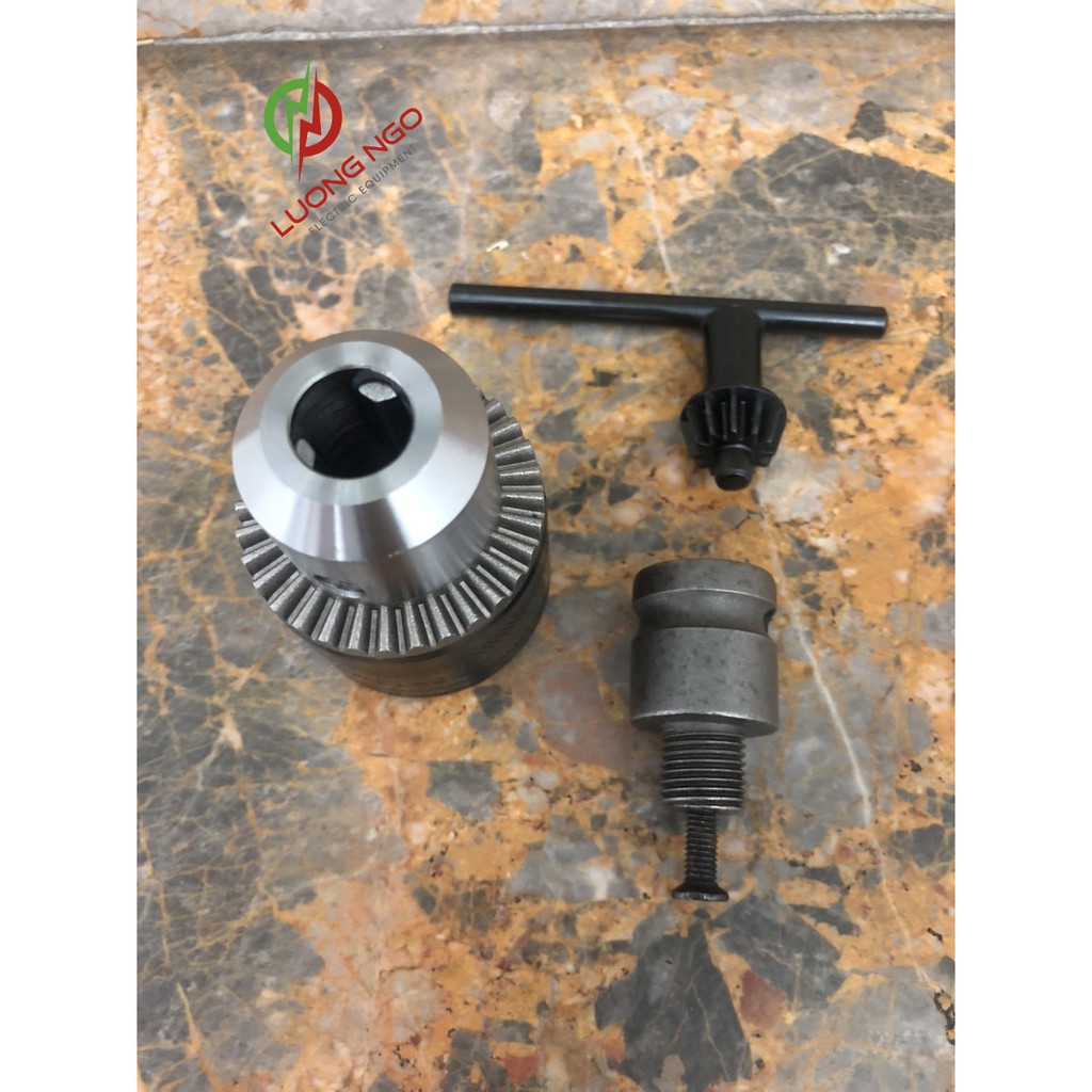 Đầu chuyển bulong sang đầu kẹp mũi khoan 13ly khóa tay