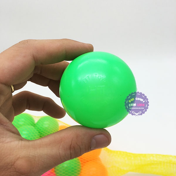 Combo 5 bóng nhựa an toàn vui chơi cho bé (Hàng tặng kèm bể bơi phao bơi)
