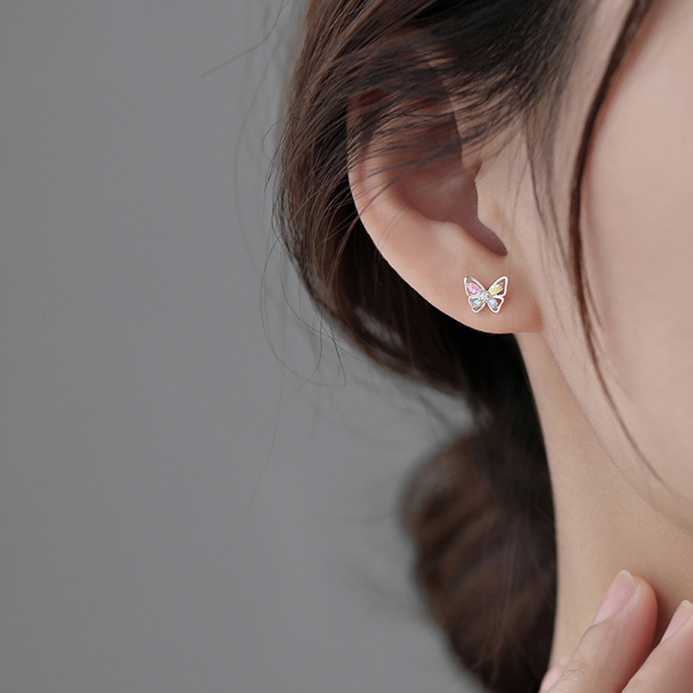 1 Đôi Bông Tai Bạc Tinh Xảo Thời Trang Dành Cho Nữ