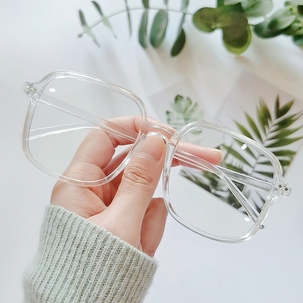 Kính gọng vuông chống tia bức xạ phong cách Hàn Quốc hợp thời trang cho nữ | BigBuy360 - bigbuy360.vn