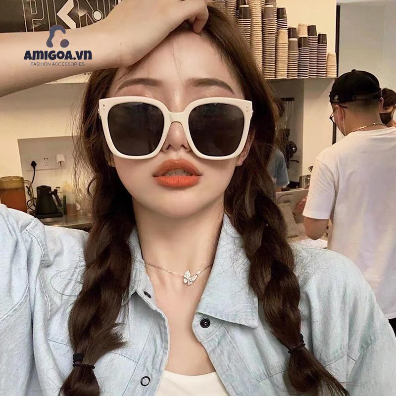 ✨✨Kính mát gọng vuông chống tia uv400 phong cách Hàn Quốc thời trang năng động cho nữ