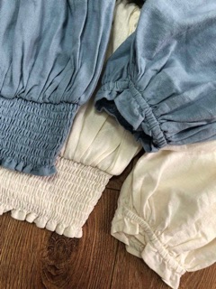 Áo croptop linen F21
