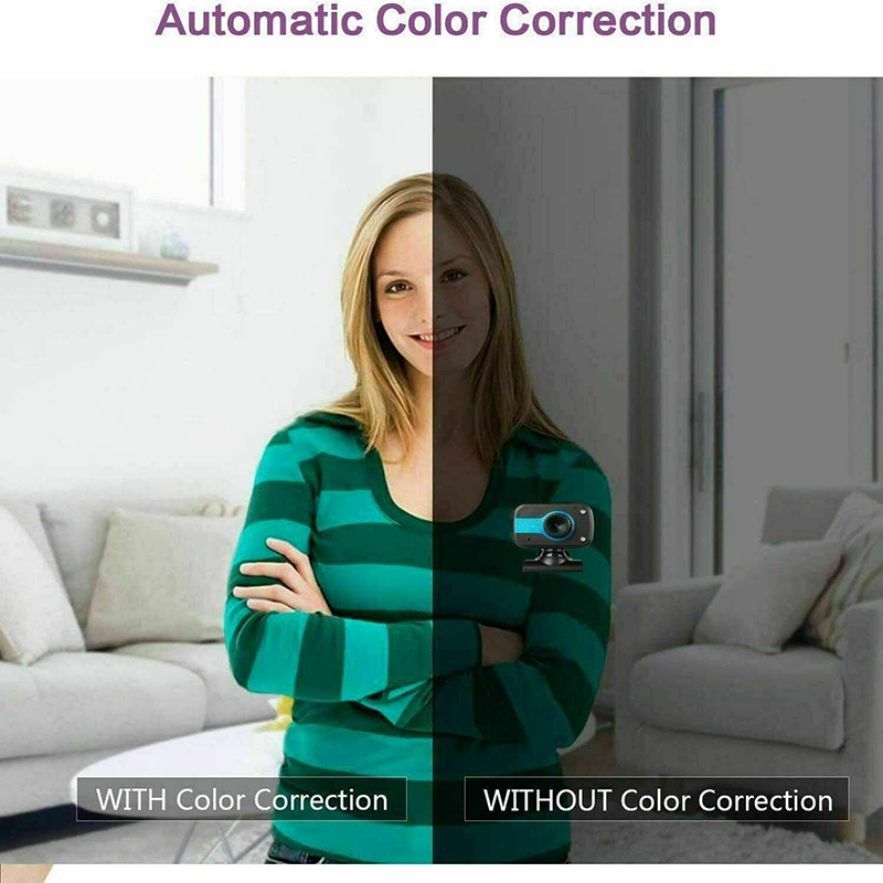 Webcam HD Cổng USB Cho Máy Tính PC Laptop