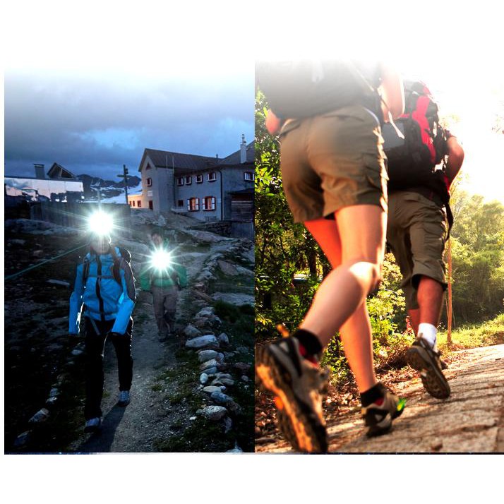 [ Bản Mới. Bóng To Hơn Sáng Hơn ] Đèn Pin Siêu Sáng Đội Đầu 5 Mắt Chống Nước Bảo Hành 12 Tháng