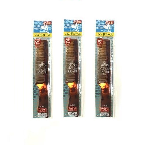 Daiso Lược Cán Màu Tortoise Shell Color Handle Comb