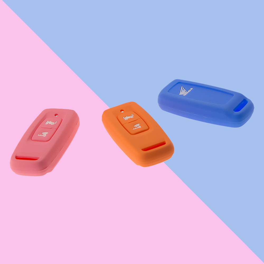 Vỏ Silicon Bảo Vệ Chìa Khóa Xe Hơi Có 3 Nút Bấm Cho HONDA PCX 160 PCX160 SH350 VISION 2021