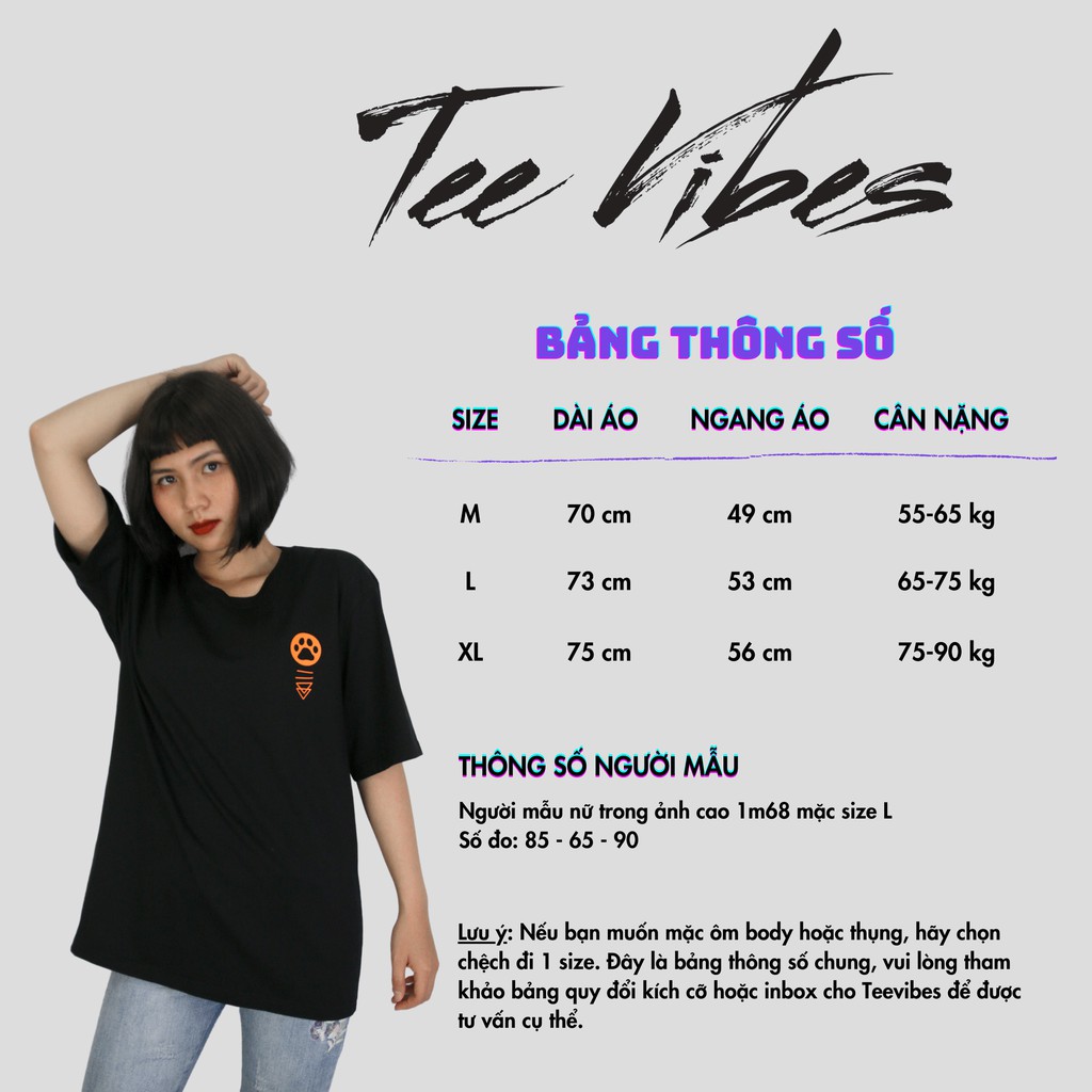 Áo thun tay lỡ TEEVIBES dáng Unisex phong cách nhật bản TV002 | BigBuy360 - bigbuy360.vn