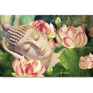 Tranh đính full đá. tranh phật thích ca dáng nằm