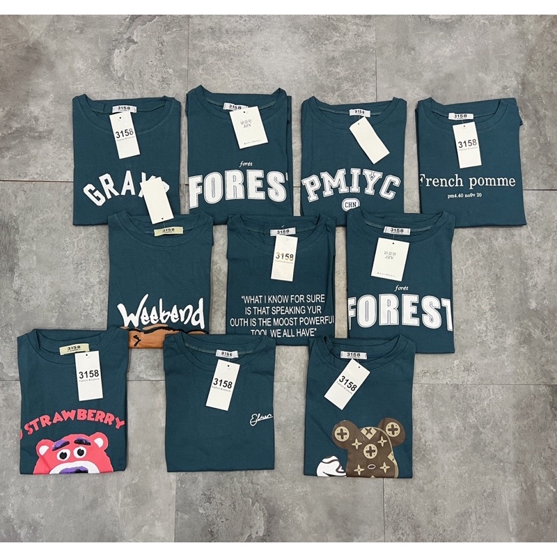 Áo phông cotton khô 3158 ( màu xanh dương đậm )