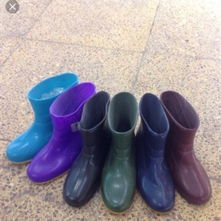 Ủng ngắn đi mưa, đế kếp, mền, dẻo dành cho nam và nữ