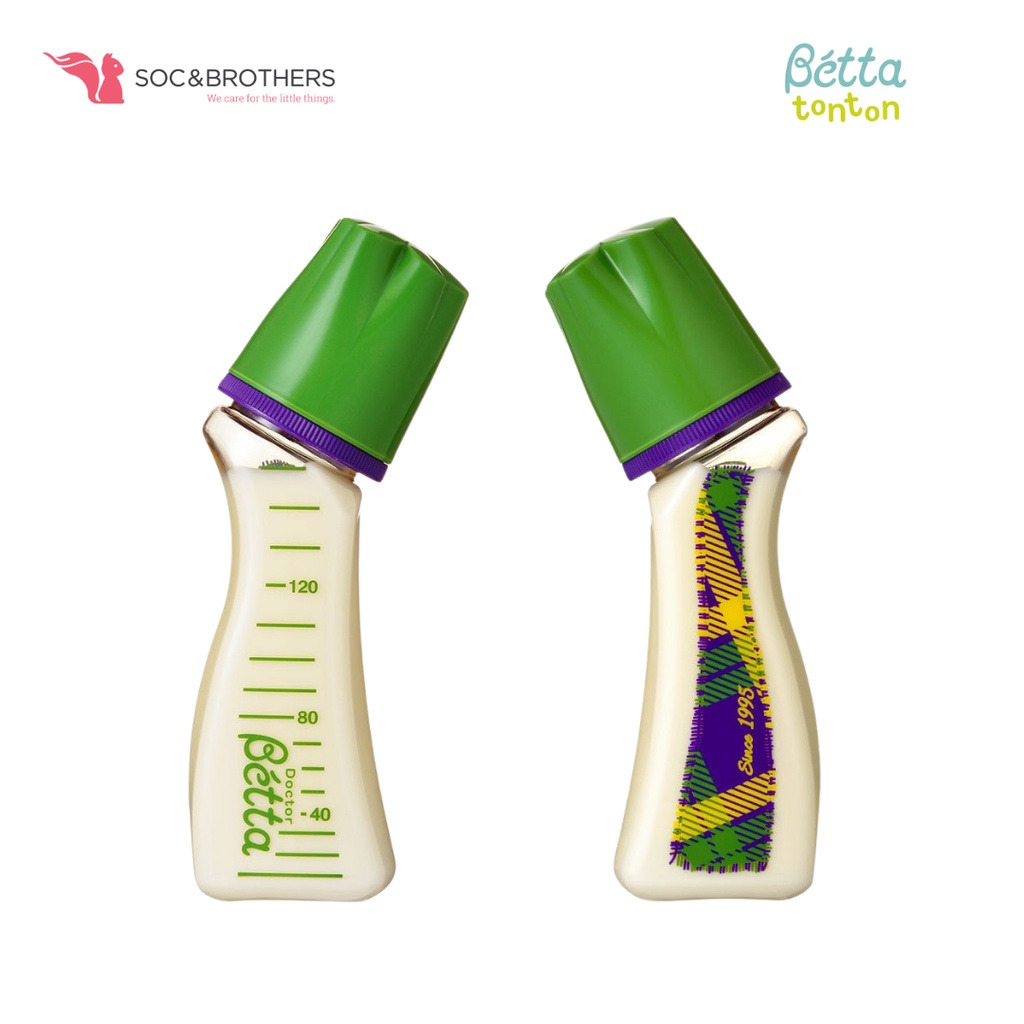 BÌNH SỮA PPSU DR.BETTA BRAIN S3-TARTAN 120ML