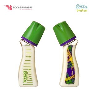 Bình sữa ppsu dr.betta brain s3-tartan 120ml