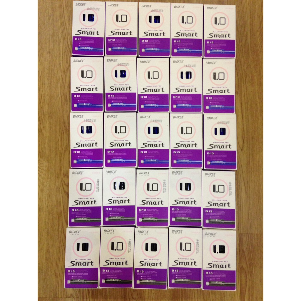 Combo hộp 48 chiếc bút bi baoke B13 nét 1mm  HÀNG CHÍNH HÃNG