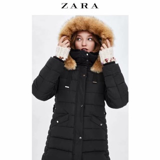 Áo phao zara dáng dài hàng ord