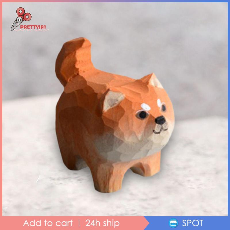 Mô Hình Chú Chó Bằng Gỗ Trang Trí Phòng Ngủ Cho Bé 1