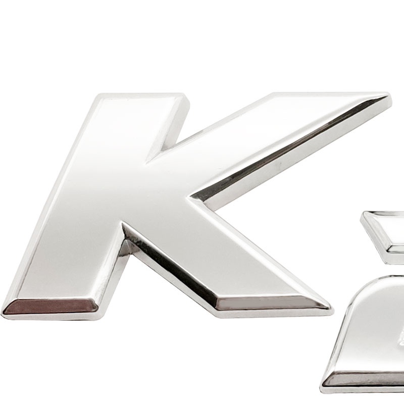 Logo Dán Trang Trí Đuôi Xe Hơi kia cerato sportage k2 k3 k5 k9 rio ceed soul Bằng Kim Loại