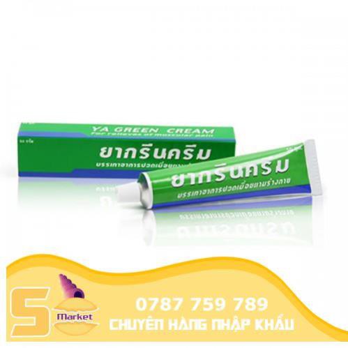 Kem lạnh thoa đau nhức xương khớp - bong gân - bệnh Gout - Green Cream Yanhee [ Chính Hãng ]