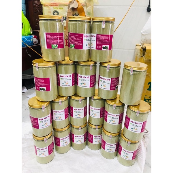 500gr Bột tía tô sấy lạnh nguyên chất mới nhất năm 2023