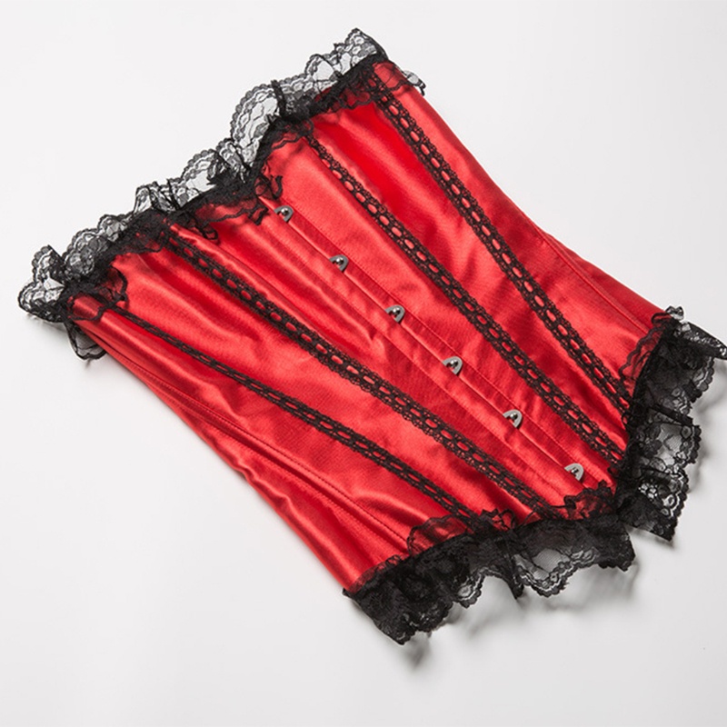 Set Áo Nịt Ngực Kèm Chân Váy Tutu Phong Cách Gothic Cho Nữ