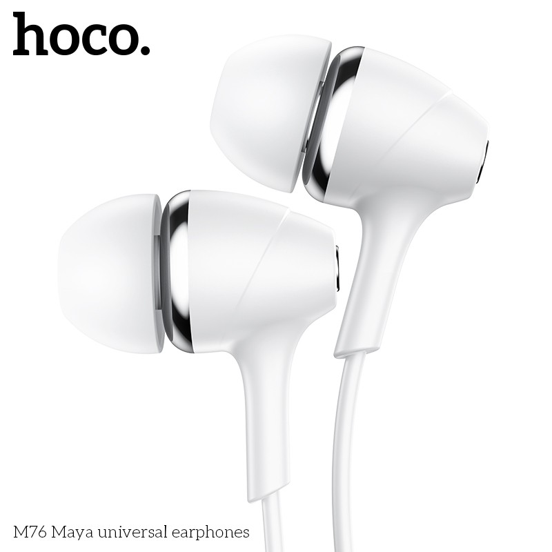 Tai nghe Hoco M76 dài 1.2m- Dành cho thiết bị hỗ trợ jack 3.5mm