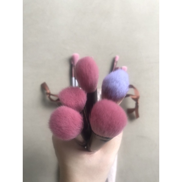 Bộ cọ trang điểm 13 cây / 8 cây dài 20cm - đựng trong túi nhung