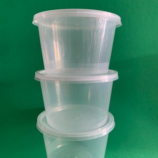 100 BỘ HỘP NHỰA TRÒN 700ML + NẮP TL