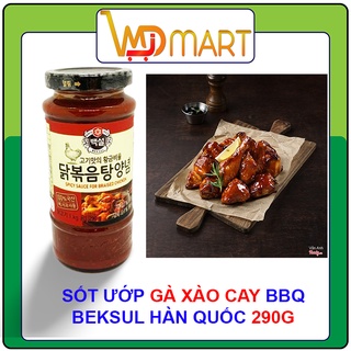 Sốt ướp BBQ gà xào cay Beksul Hàn quôc lọ 290g