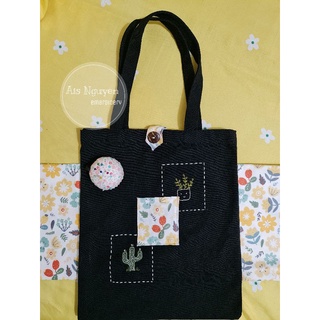 #Ais Túi tote thêu tay handmade cực tỉ mỉ