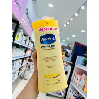 Sữa dưỡng thể trắng da Vaseline Intensive Care Deep Restore 725ml