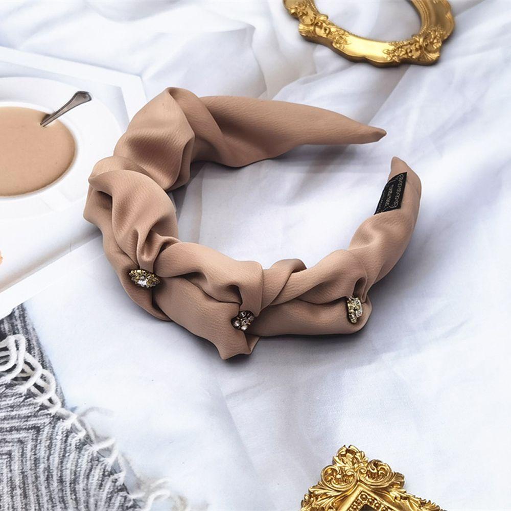 Băng Đô Cài Tóc Co Giãn Thời Trang Mùa Thu Sang Trọng Cho Nữ