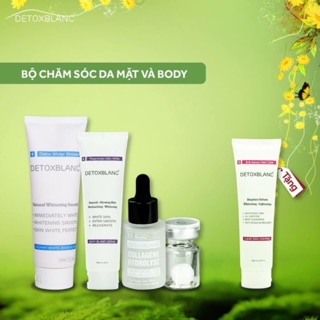 BỘ DƯỠNG TRẮNG MẶT VÀ BODY DETOX BLANC